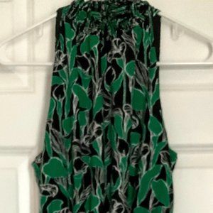 A New Day Floral Print Halter Sundress, Size Small